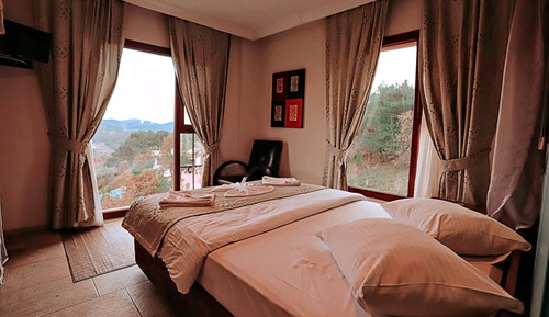 Habitación panorámica doble, bañera de hidromasaje, vistas al valle