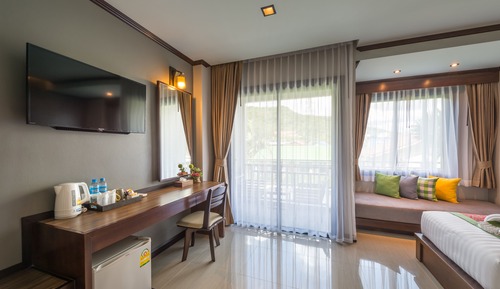 Habitación Deluxe con 1 cama doble o 2 individuales