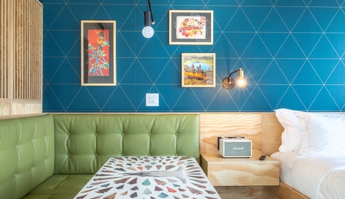 Habitación Deluxe, 1 cama de matrimonio grande, en esquina (Corner Room)