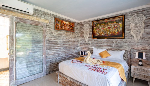 Bungalow Deluxe, 1 cama doble, vistas a la piscina
