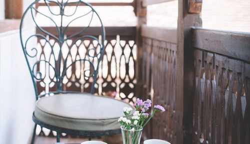 Ático clásico, 1 cama de matrimonio, vistas al patio
