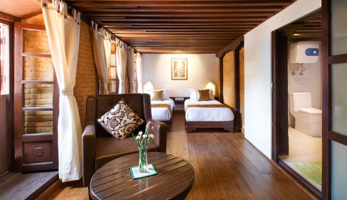 Habitación clásica con 2 camas individuales, 2 camas individuales, vistas al patio