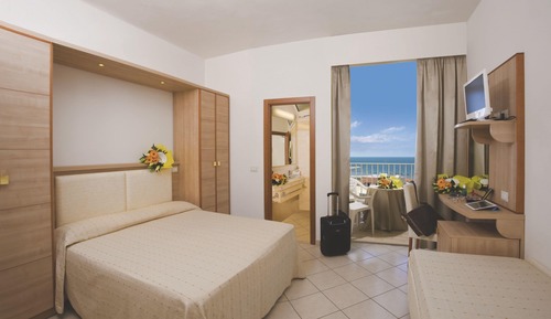 Habitación estándar doble, balcón, vistas al jardín