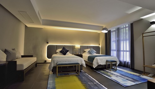 Habitación Elite con 2 camas individuales, vistas a la montaña