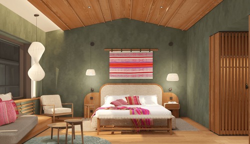 Suite Confort, 1 cama de matrimonio grande, vistas a la montaña