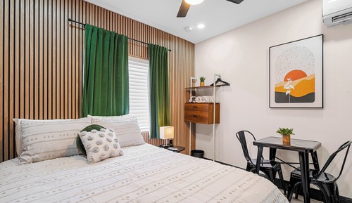 Estudio estándar, 1 cama de matrimonio, cocina básica