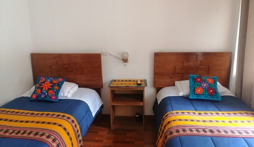 Habitación, 2 camas individuales, vistas al patio