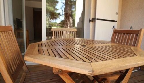 Bungalow estándar, terraza (2)