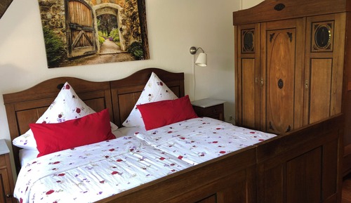 Habitación doble, 1 cama de matrimonio, no fumadores, baño privado
