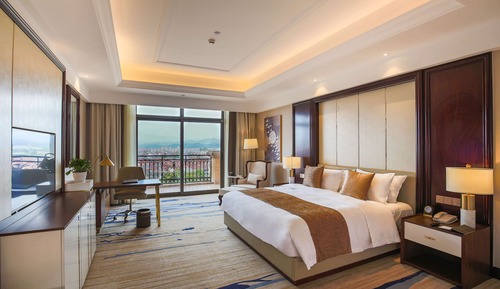 Habitación Deluxe, 1 cama de matrimonio grande, vistas a la ciudad
