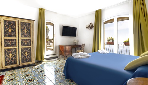 Suite, terraza, vistas al mar (Afrodite)