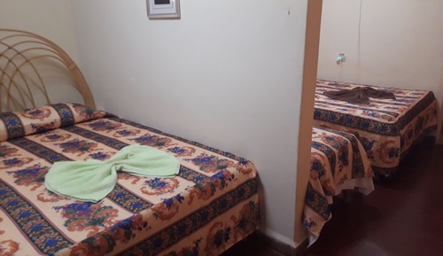 Habitación básica doble de uso individual, vistas al jardín