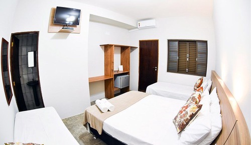 Habitación cuádruple familiar, varias camas