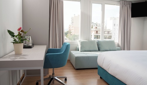 Habitación Deluxe con 1 cama doble o 2 individuales (Acropolis View)