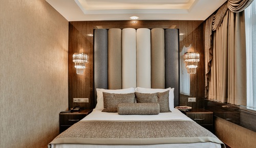 Habitación de lujo, 1 cama de matrimonio, vistas al mar