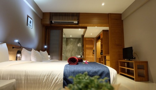 Habitación familiar, vistas al jardín