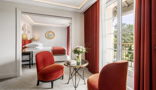 Suite junior, vistas al parque