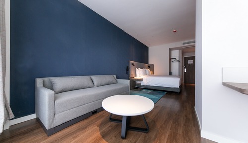 Suite, 1 cama de matrimonio grande con sofá cama