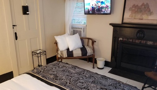 Habitación de lujo, 1 cama de matrimonio, chimenea, en esquina