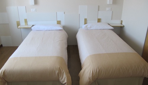 Habitación con 1 cama doble o 2 individuales, vistas al jardín