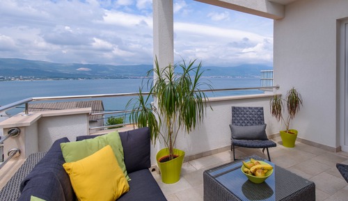 Ático, terraza, vistas al mar