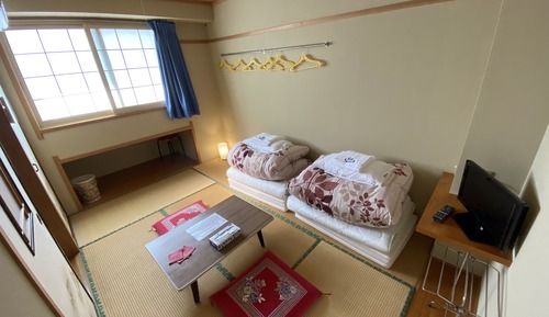 Habitación tradicional doble, baño compartido (Japanese Style, Private Toilet)