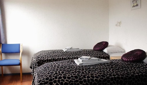 Habitación con 1 cama doble o 2 individuales, baño privado