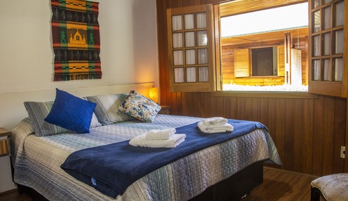Cabaña Confort, 1 cama de matrimonio