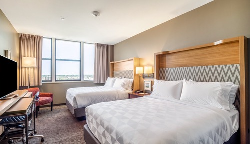 Habitación estándar, 2 camas de matrimonio, vistas a la ciudad