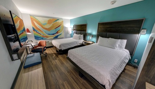 Habitación, 2 camas de matrimonio
