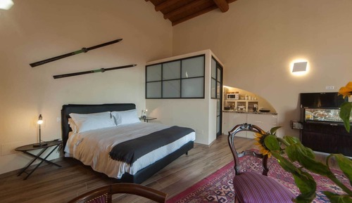 Estudio, 1 cama doble con sofá cama