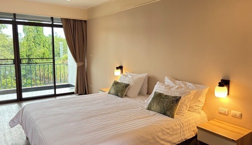 Habitación doble superior, vistas al jardín