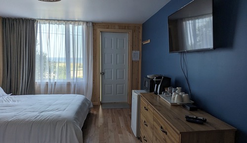 Habitación estándar doble, 2 camas dobles, vistas al mar
