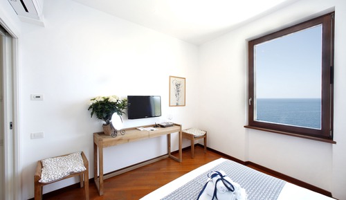 Habitación doble superior, 1 cama de matrimonio, vistas al mar