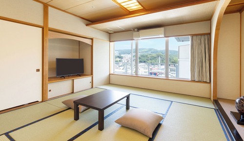 Habitación superior con 2 camas individuales, no fumadores (Japanese-Western-Style, Indoor Bath)