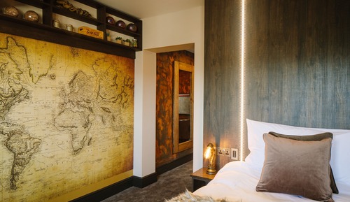 Suite de lujo, 1 cama de matrimonio grande, vistas a la montaña