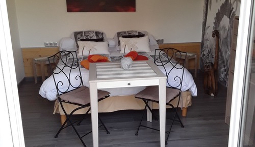 Habitación doble, terraza, vistas al jardín (Safari)