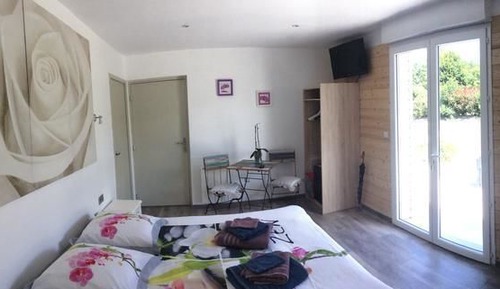 Habitación doble, terraza, vistas al jardín (Zen)