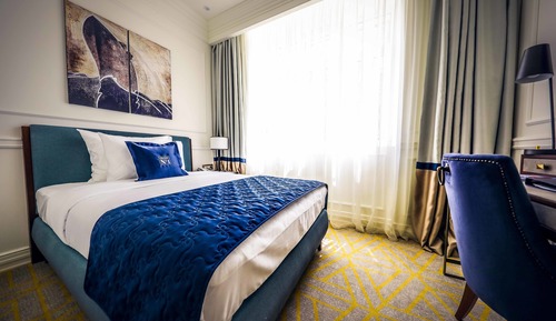 Habitación económica doble, 1 cama doble, vistas al jardín