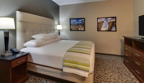 Suite, 1 cama de matrimonio grande con sofá cama (2 Rooms, Hearing Accessible, Tub)