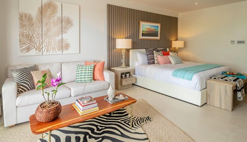 Suite estudio, 1 cama de matrimonio grande, no fumadores, vistas al jardín