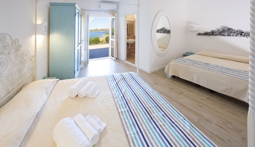 Suite familiar, 2 camas dobles, vistas al mar
