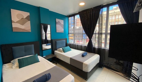 Habitación con 2 camas individuales