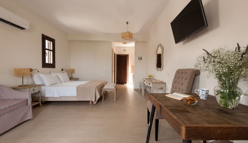Habitación Deluxe doble, terraza, vistas al valle