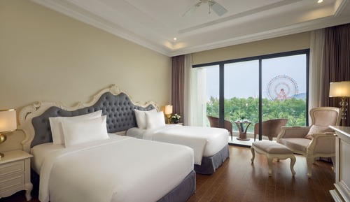 Habitación Deluxe, 2 camas individuales, vistas al jardín