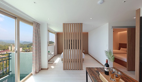 Habitación, vistas parciales al mar (Suite Condo, for 2 people)