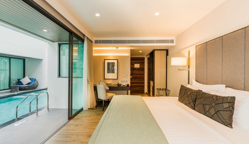 Habitación Premier, acceso a la piscina