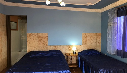 Habitación básica con 1 cama doble o 2 individuales