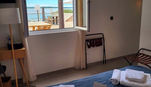 Habitación familiar, mirando al mar