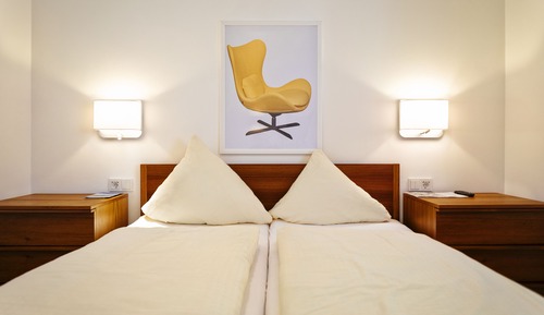 Habitación doble, vistas al jardín